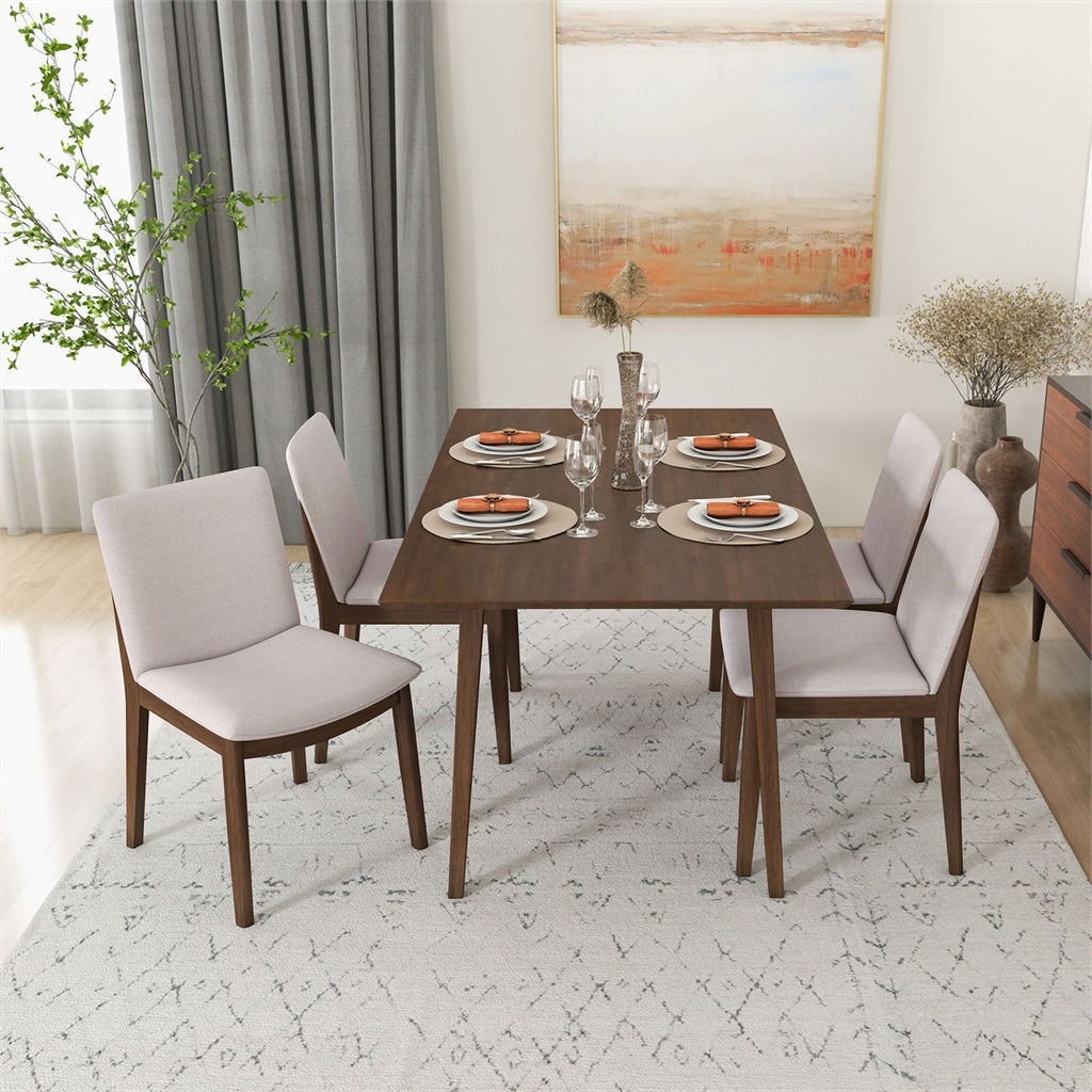 Mid Century Modern Kitchen Table and Chairs for 4 E24958