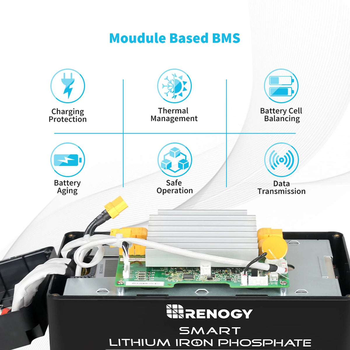 12V 100Ah LiFePO4 Deep Cycle Lithium Battery H303