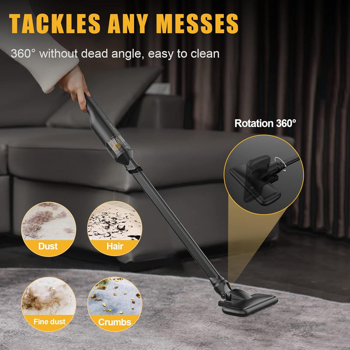 Cordless Vacuum Cleaner 22KPa Brushless Motor Handheld N6271