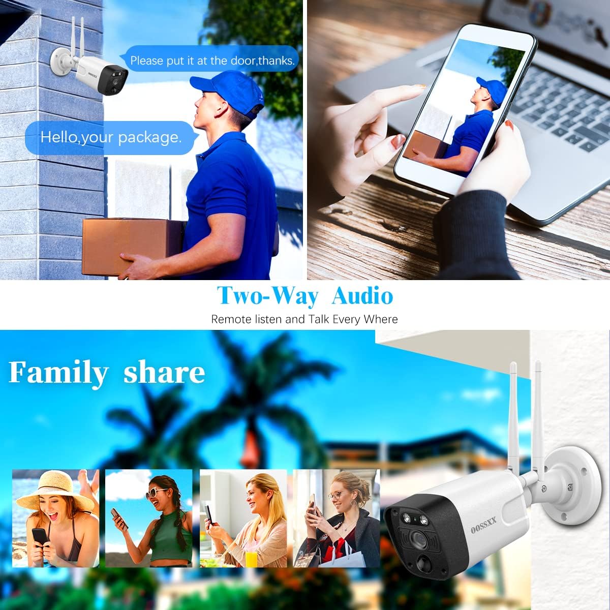3K 5.0MP Wireless Security Camera System with 1TB Hard Drive E863