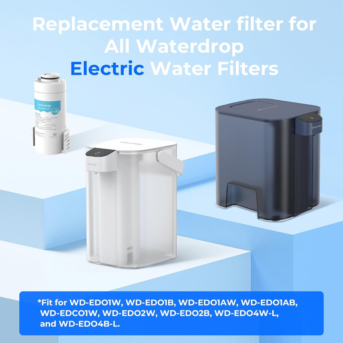 15-Cup Electric Water Filter Pitcher with 1 Filter I486032