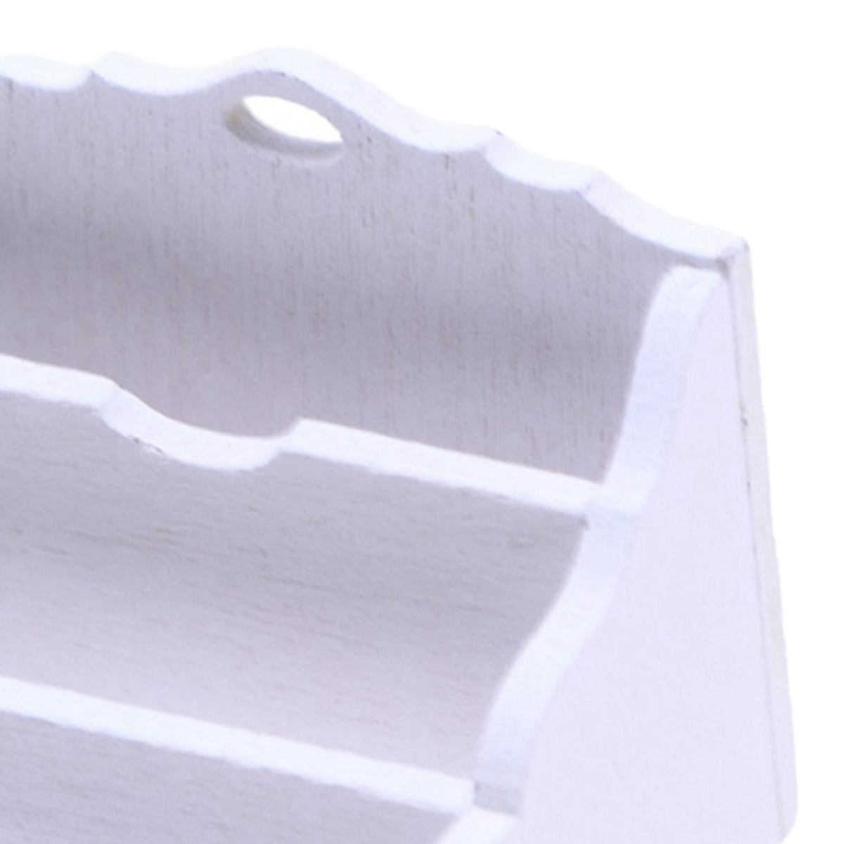 White 1:12 Scale Dollhouse Miniature Magazine Paper Rack U768