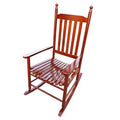 Brown Wooden Porch Rocker Chair J88424