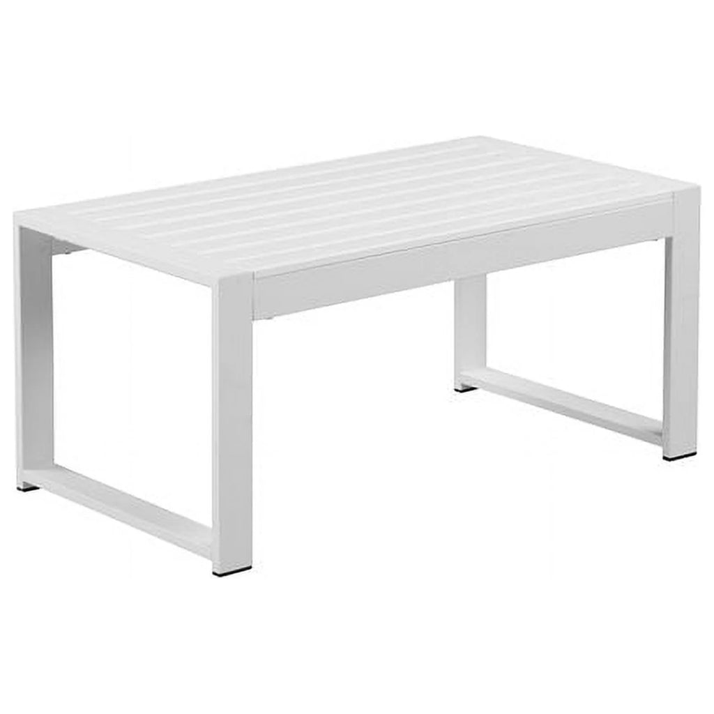 White 4-piece Aluminum Frame Outdoor Sofa Set I33885