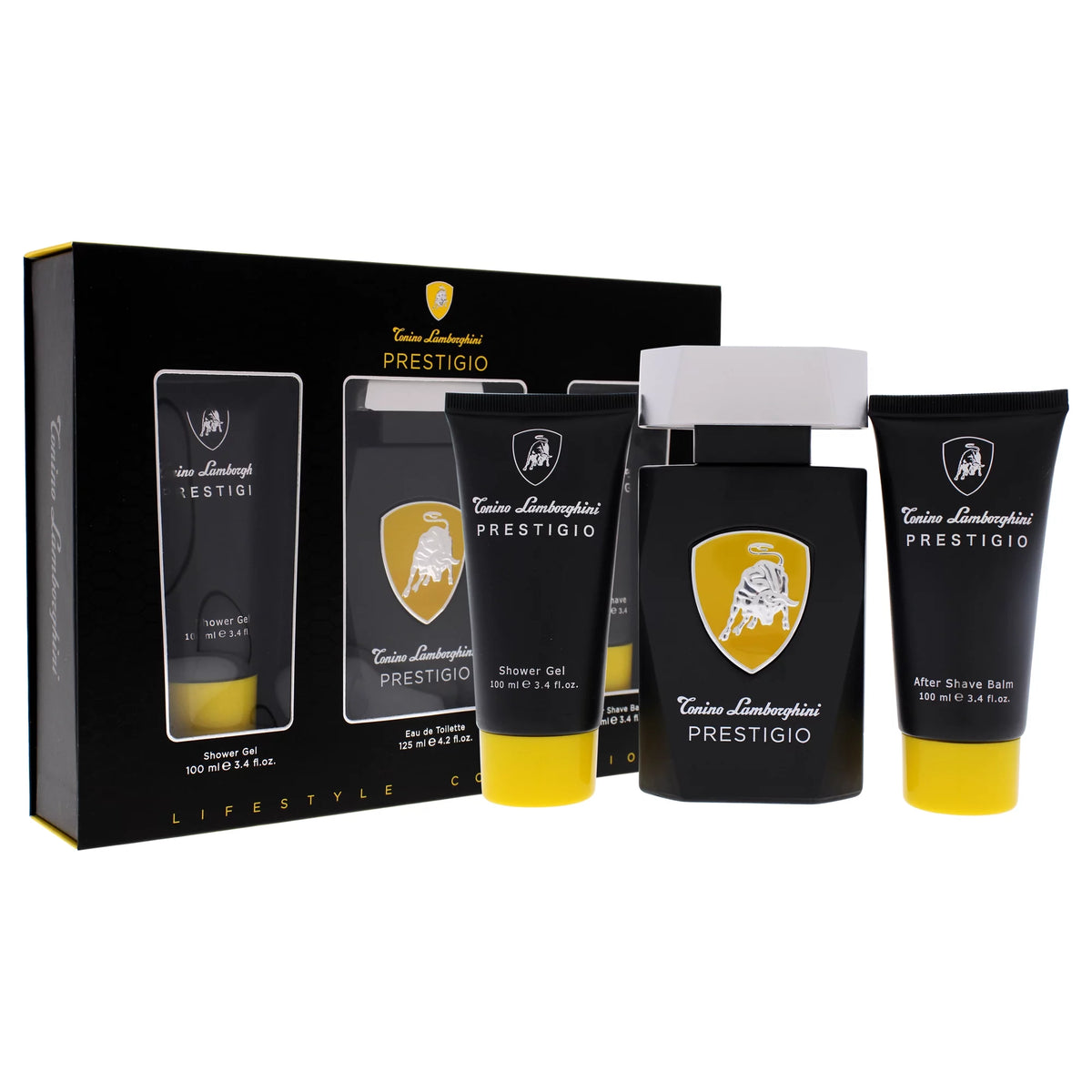 3 Pc Gift Set 4.2 oz EDT Spray, 3.4 oz Shower Gel, 3.4 oz After Shave Balm P819525