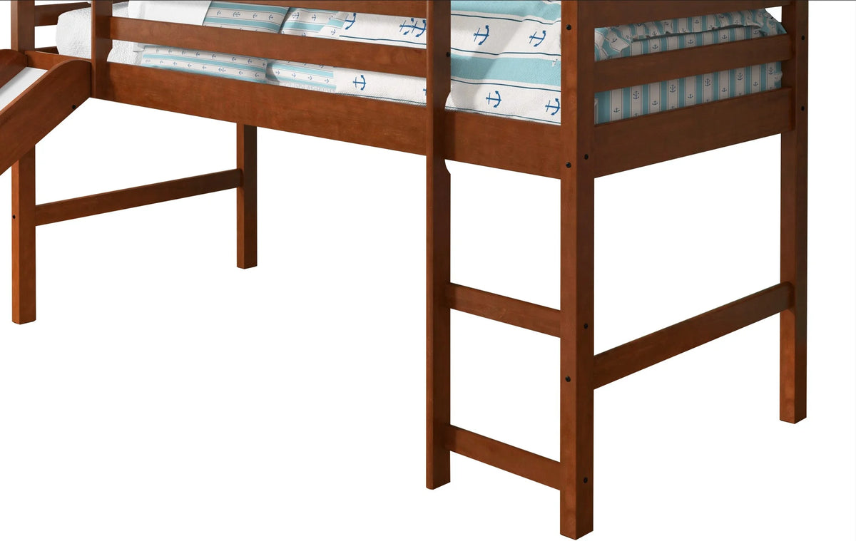 Twin Solid Wood Low Loft Bed H9010