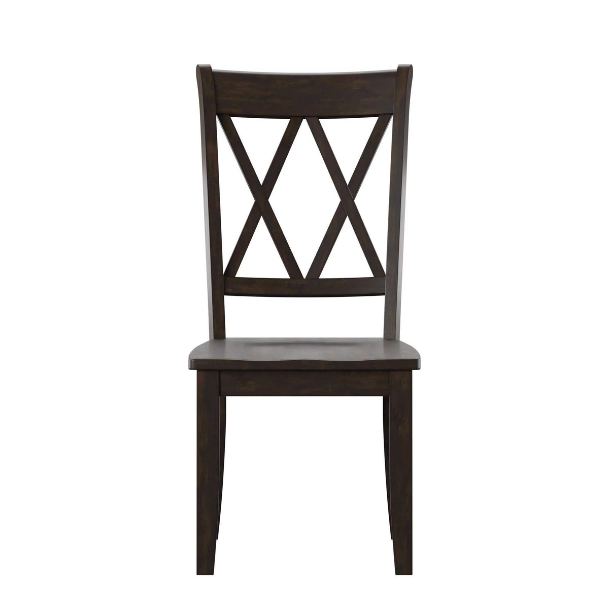 Set of 2 Antique Black Dining Chair Q633