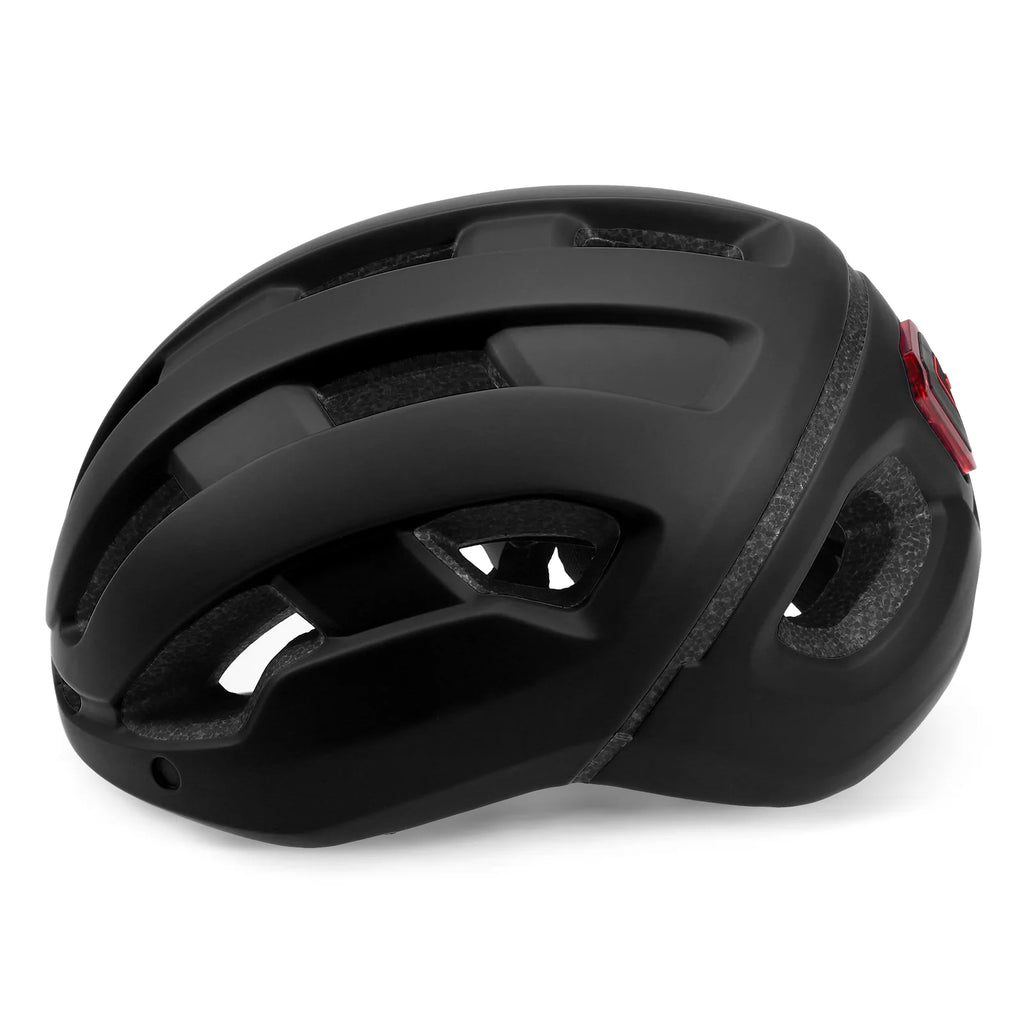 Lightweight Cycling Helmet with Rear Light and Magnetic Goggles Z24417