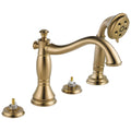 Champagne Bronze Roman Tub Trim with Hand Shower O490587