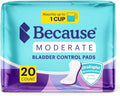 Incontinence Pads for Women, 20 Count W1844