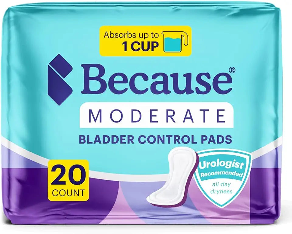 Incontinence Pads for Women, 20 Count W1844