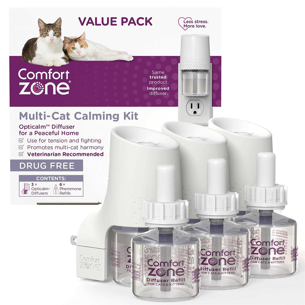 Multicat Calming Diffuser Kit 3 Diffusers and 6 Refills K404793