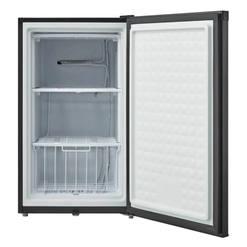 Black 3.0 cu. ft. Upright Freezer with Lock D8551