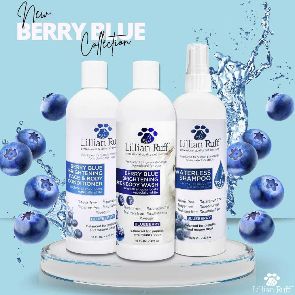 Berry Blue Brightening Face and Body Wash for Dogs and Cats P992