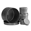 1 oz Rust Resistant Deep Round Steel Tin Can X8603