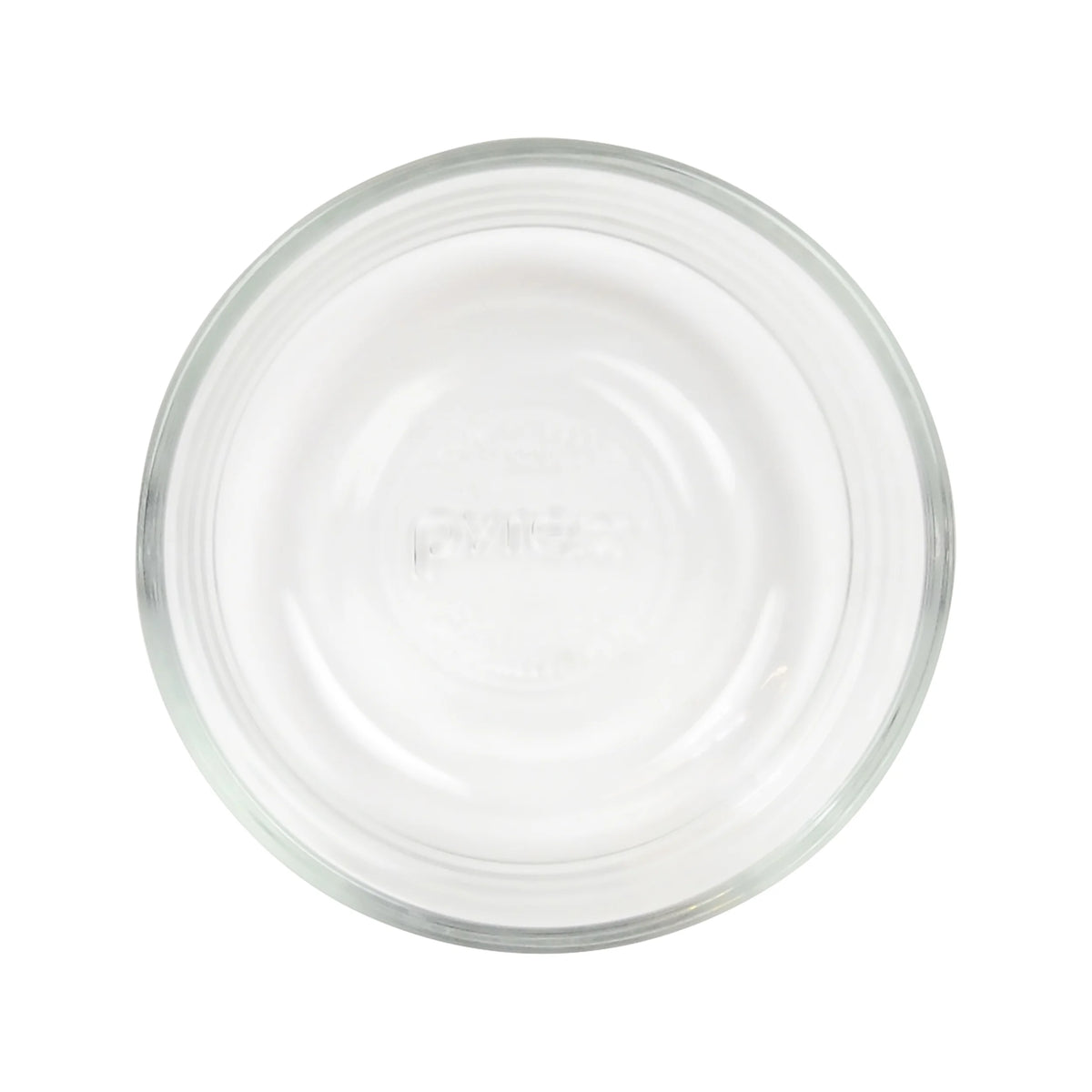 Clear 1-Cup Round Glass Food Storage Bowl with Blue Lid 2-Pack Z741