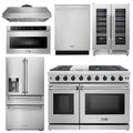 48 in. Gas Range 6 Piece Kitchen Set B103