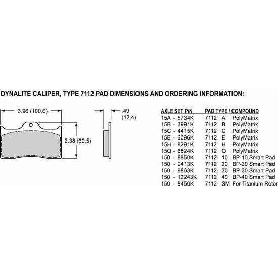 Forged Dynalite Caliper Z945
