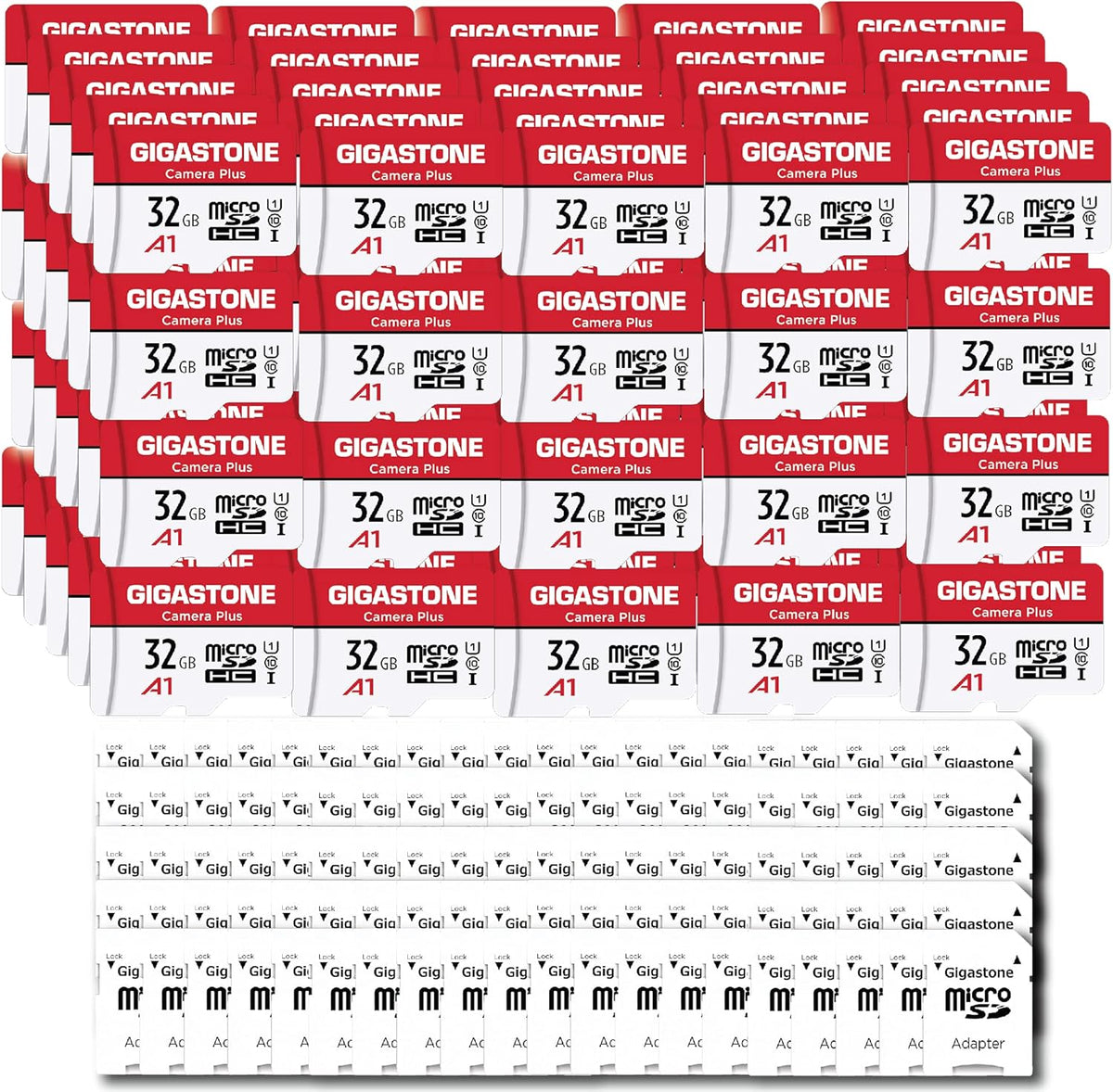 64GB 5-Pack Micro SD Card MicroSDXC Memory Card UHS-I U3 A1 V30 95MB/s with Adapter C714