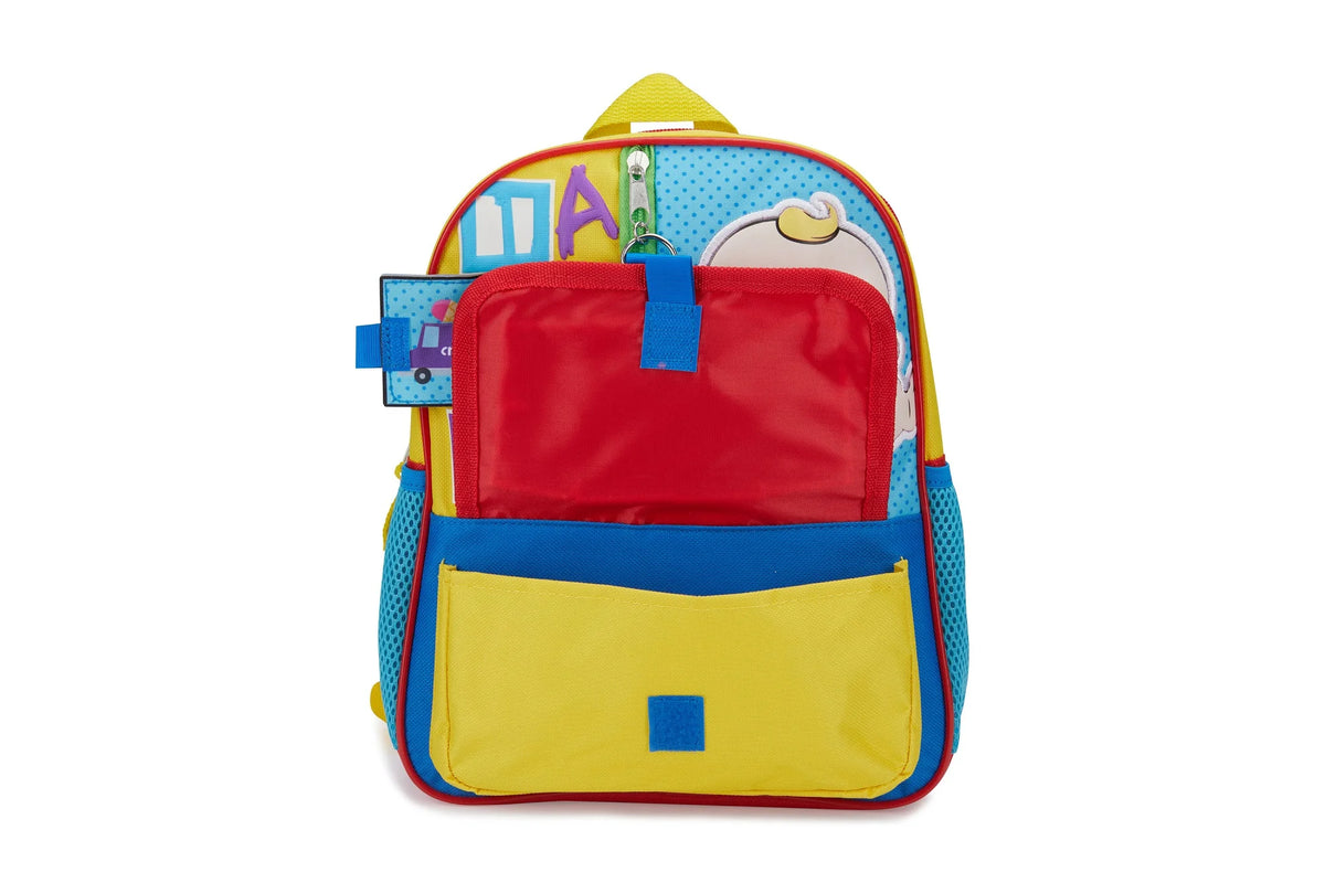 12” Interactive Mini Backpack with Padded Back and Adjustable Straps I991305