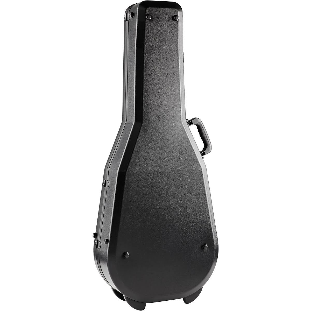 Black Molded Acoustic Guitar Case X338
