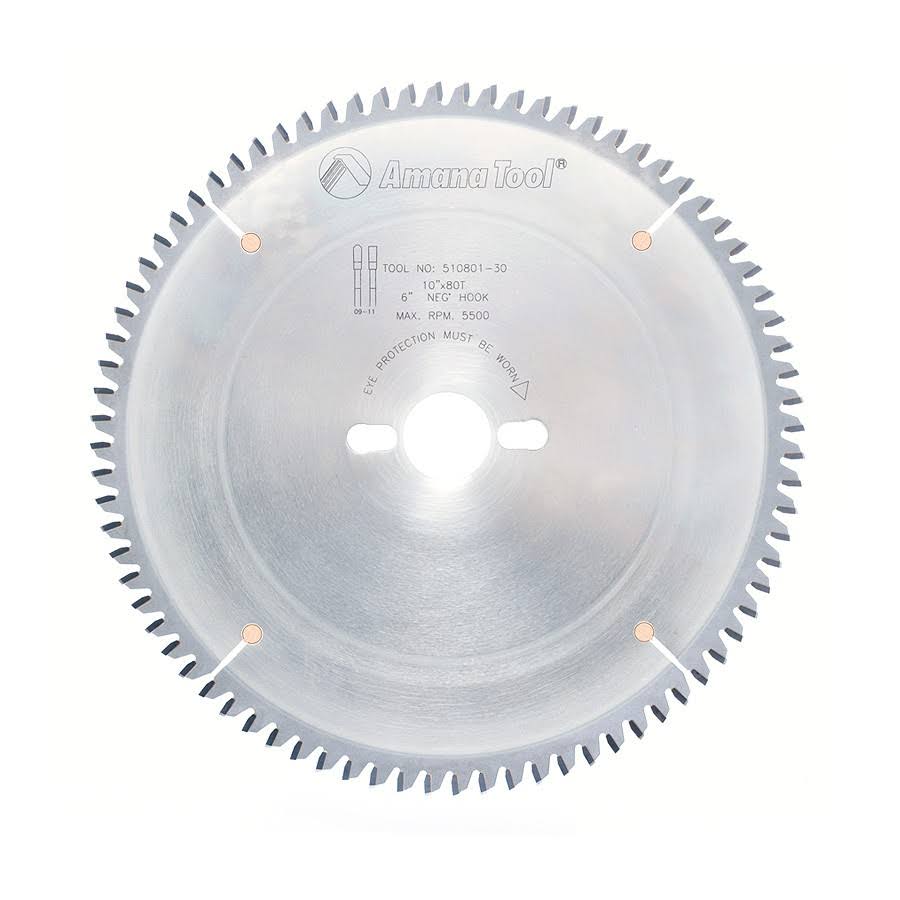 10 inch Carbide Tipped Aluminum and Non-Ferrous Metals 80T Saw Blade E876