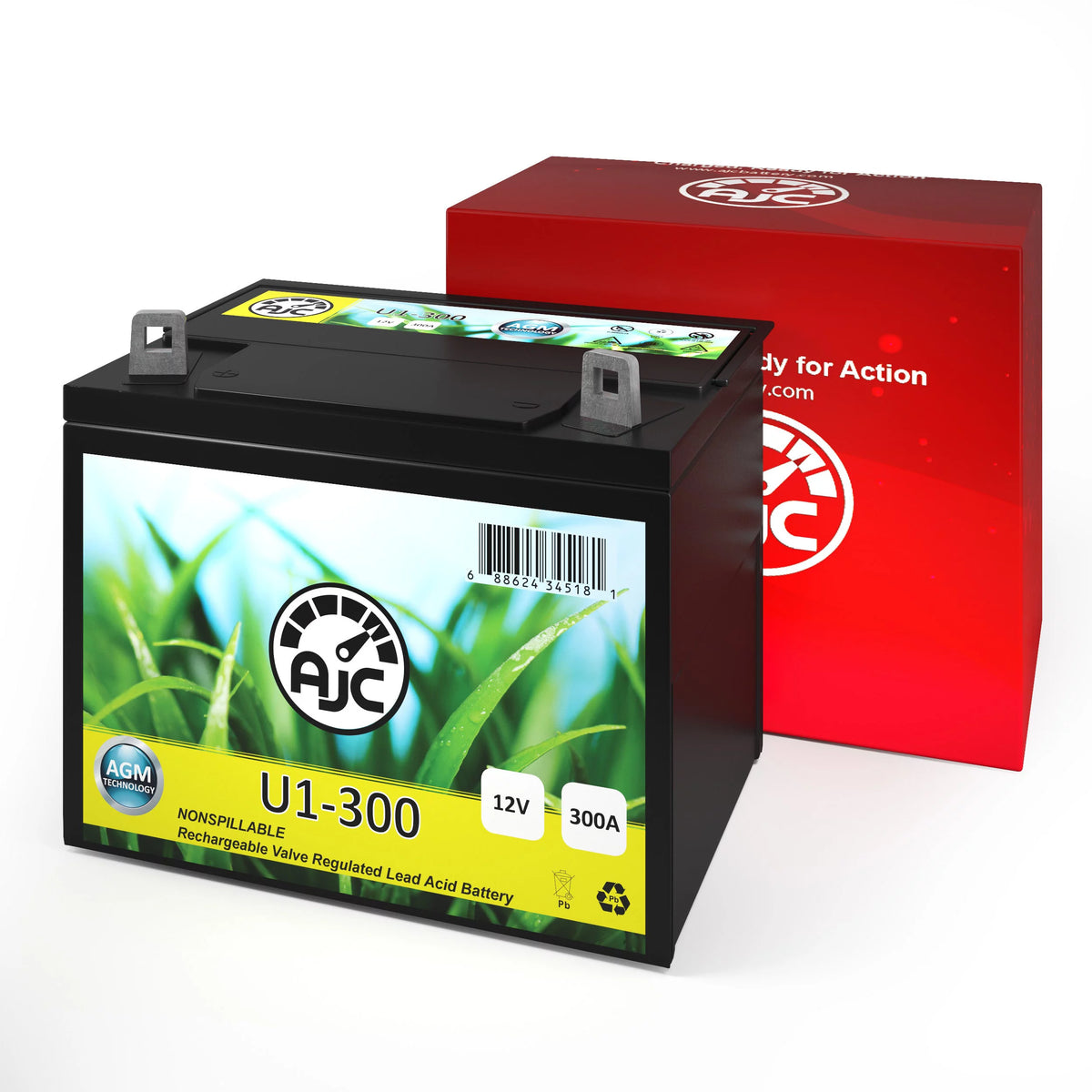 Lawn Mower and Tractor Battery E609486