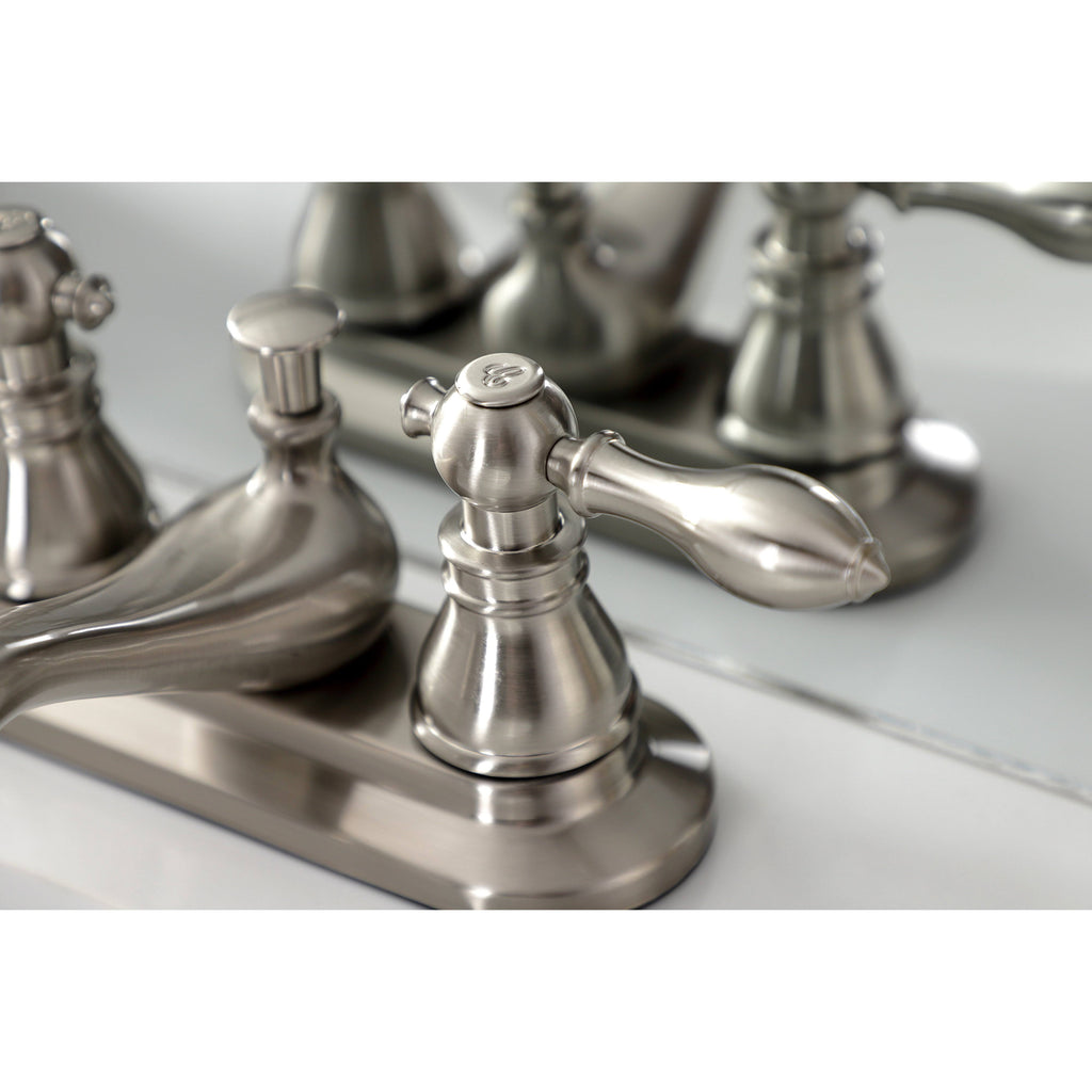 Matte Black 4x22 Centerset Bathroom Faucet T787254