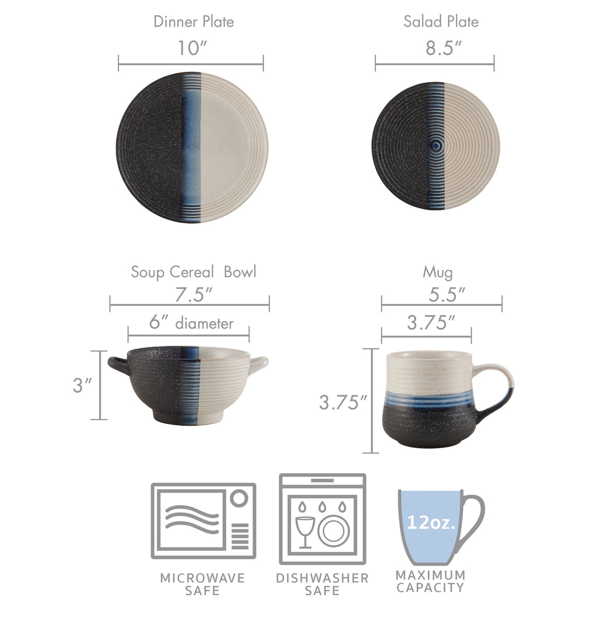 16 Piece Dinnerware Set F5291