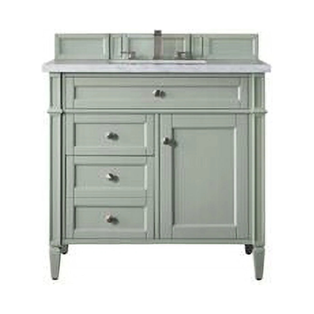 36 in. Single Vanity with Carrara Marble Top A149885