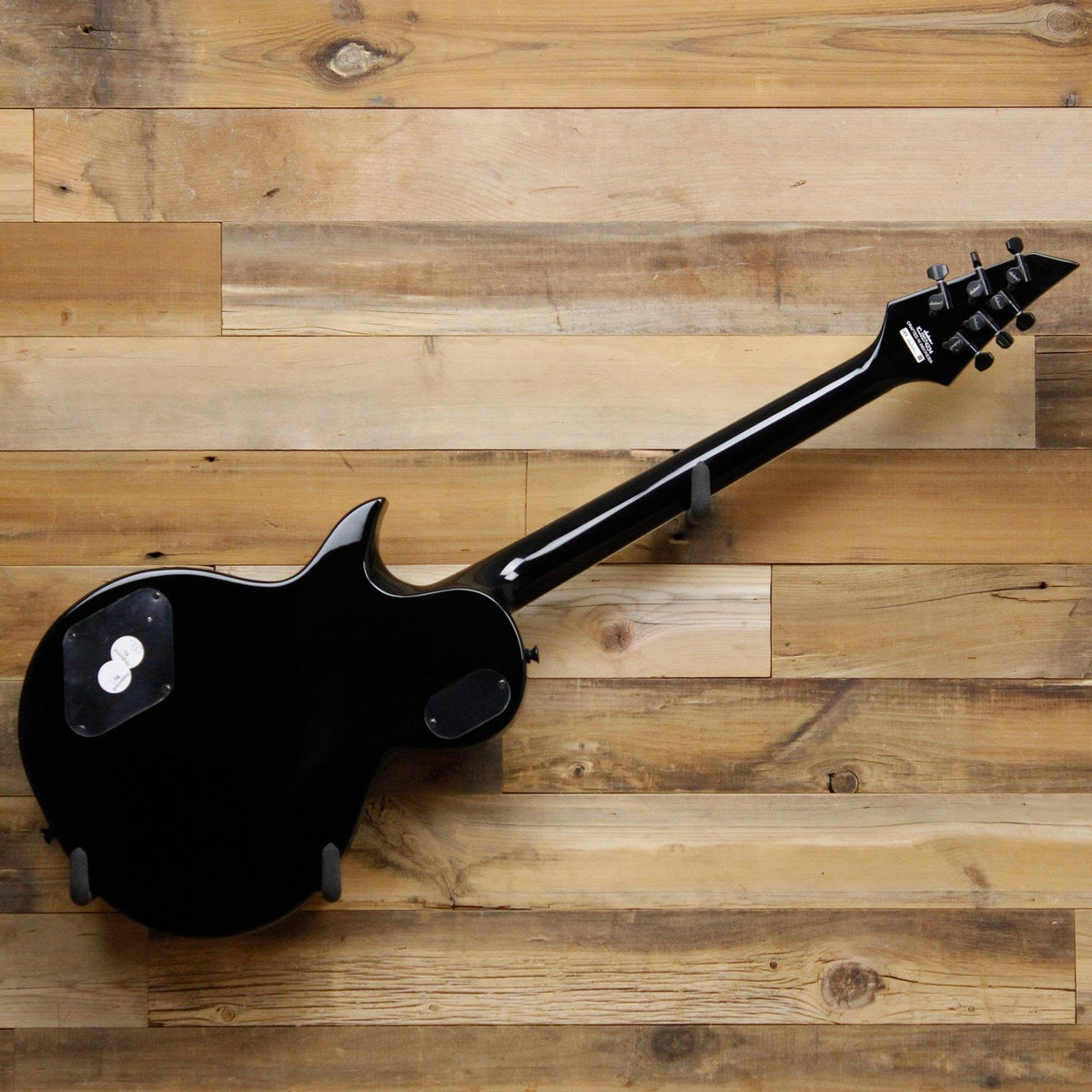 Black with White Bevels Electric Guitar R864086
