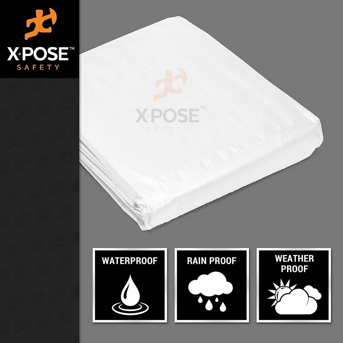 White Tarps 8' x 10' Case of 8 H348823