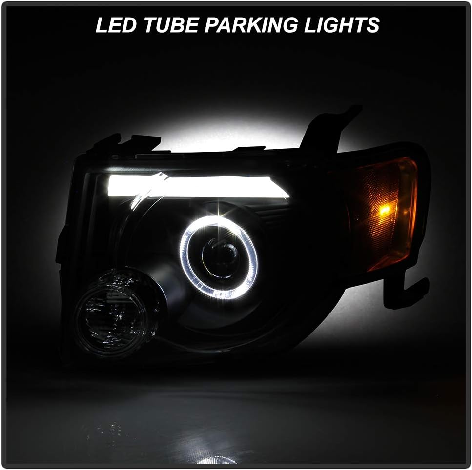 Black Housing LED Projector Headlights for Ford Escape F2717