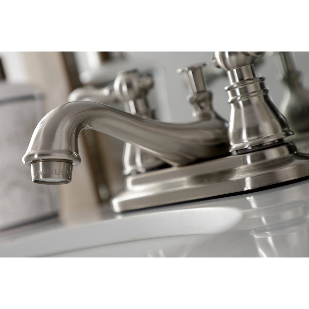 Matte Black 4x22 Centerset Bathroom Faucet T787254