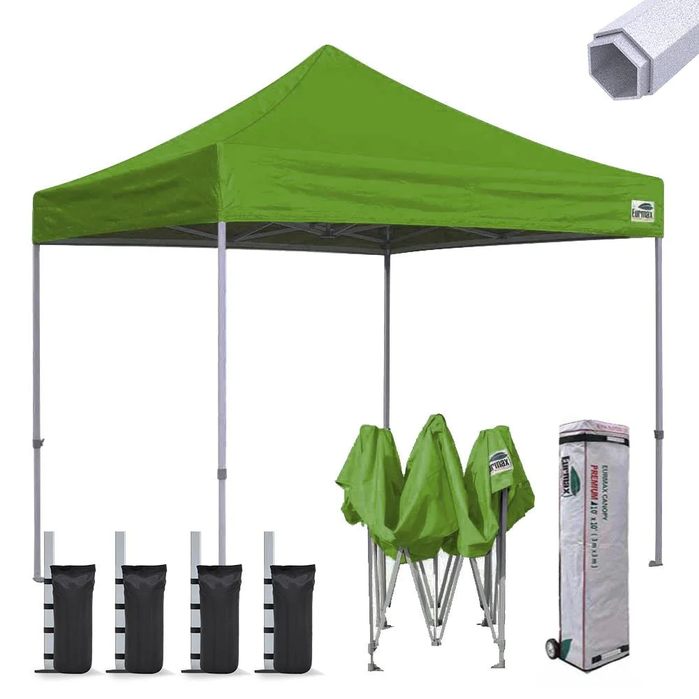 10x10 Pergolas with Canopy Outdoor Gazebo with Heavy Duty Wheeled Carry Bag I191