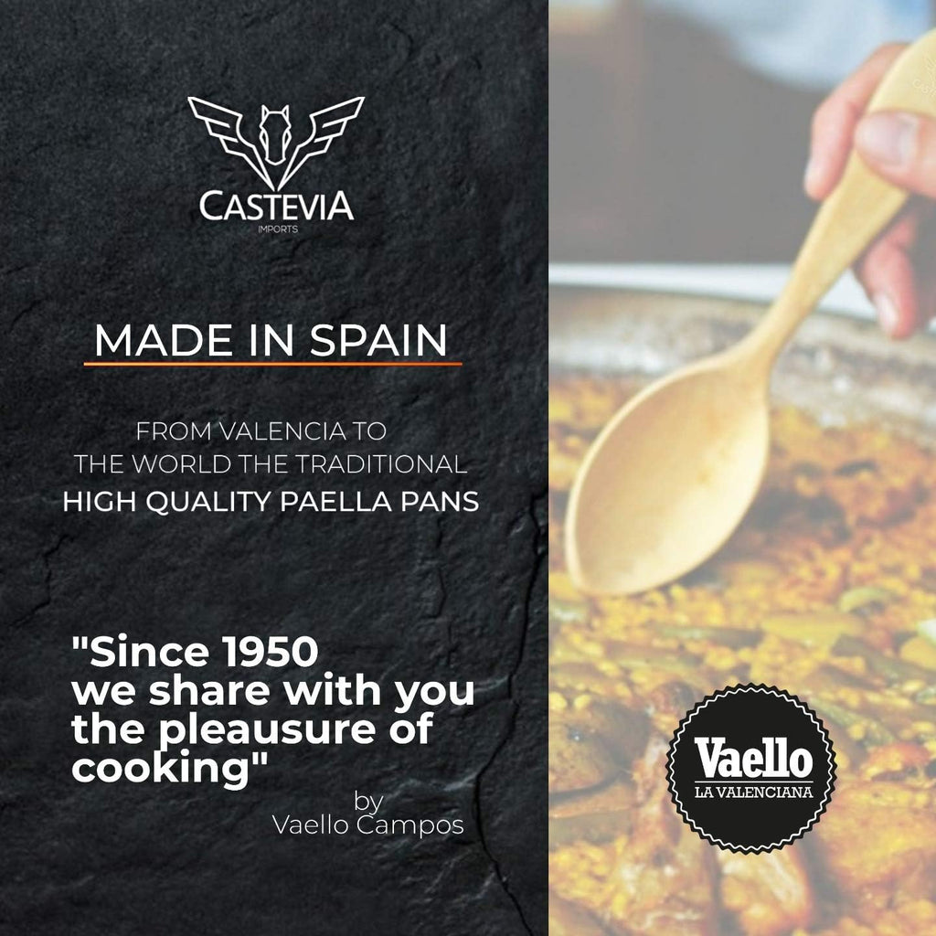 22 Inch Enamelled Carbon Steel Paella Pan V86872