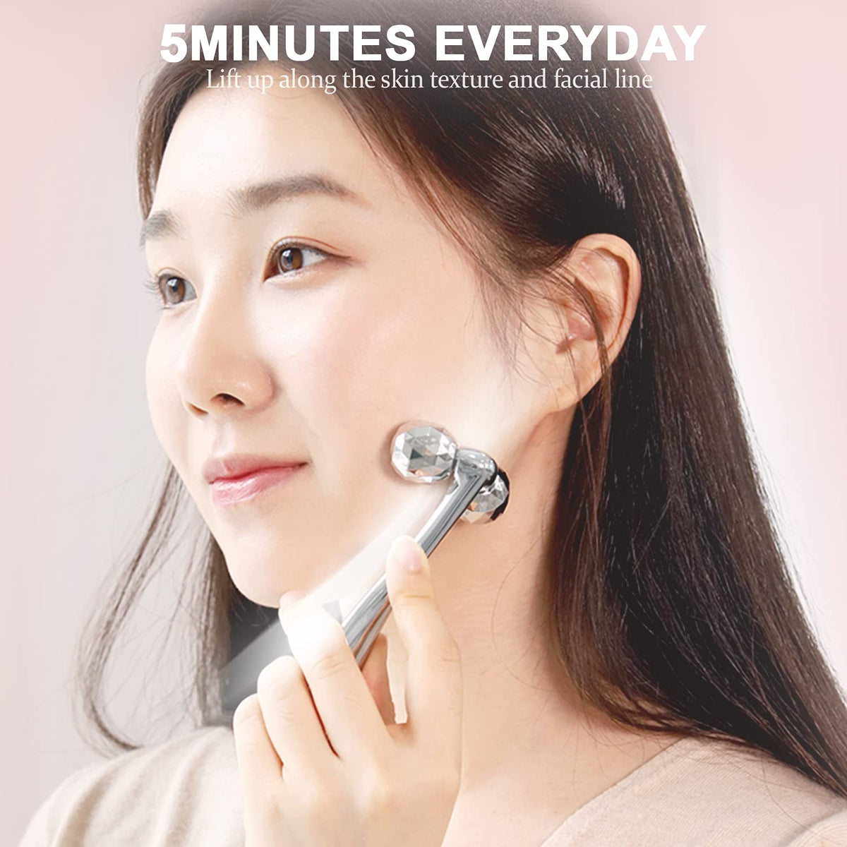 Face Roller, Facial Massager for Neck & Eye, Pack of 2 C4453