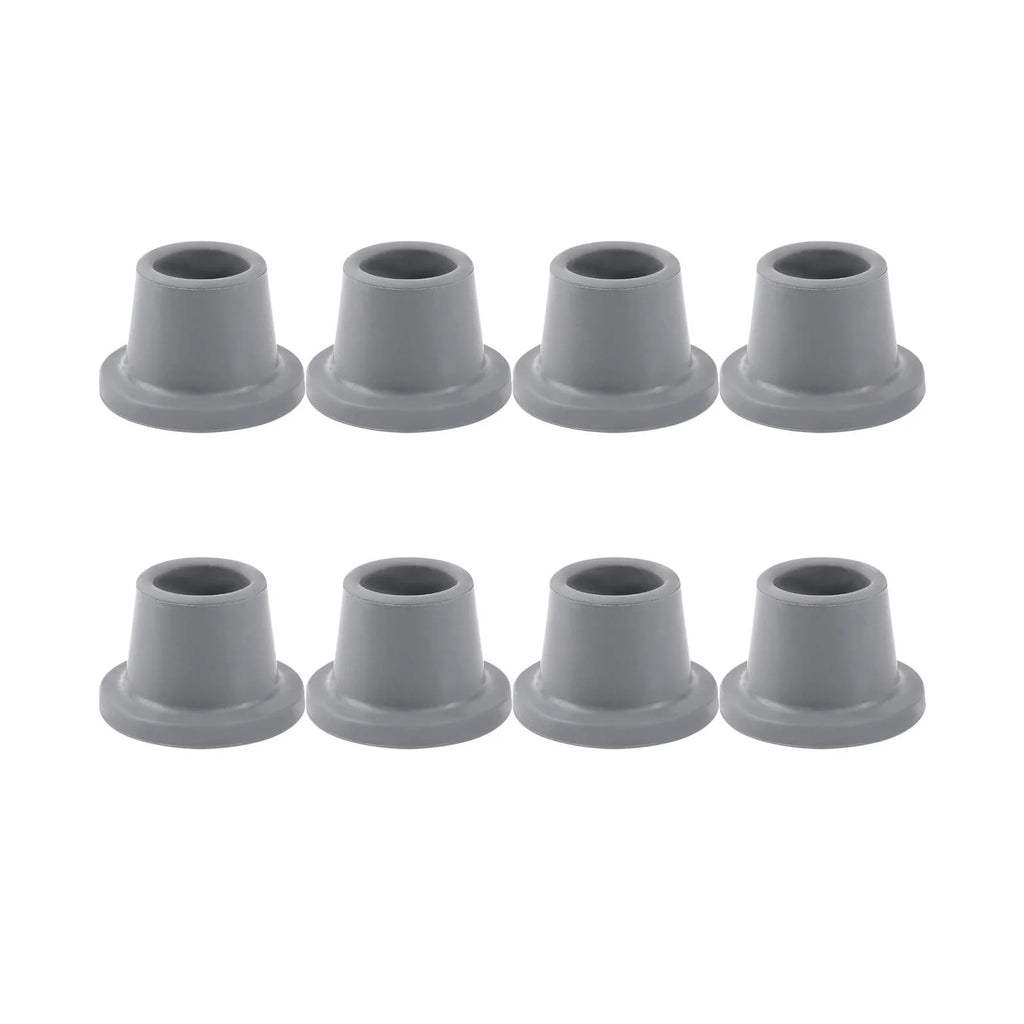 8x Shower Chair Feet Gray Rubber F690