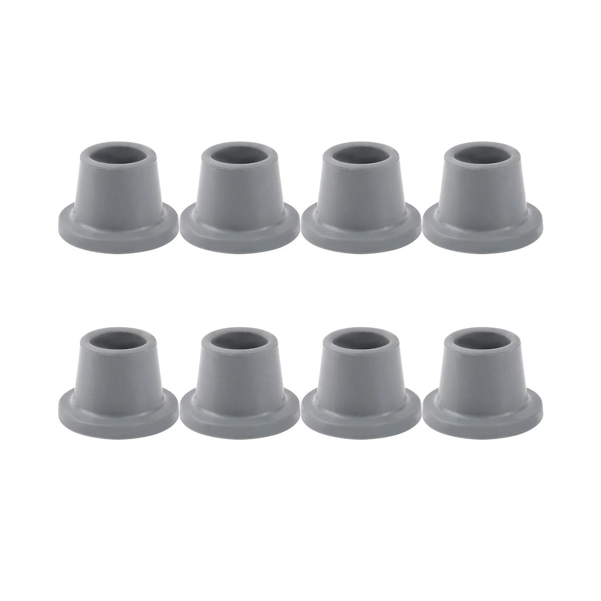 8x Shower Chair Feet Gray Rubber F690