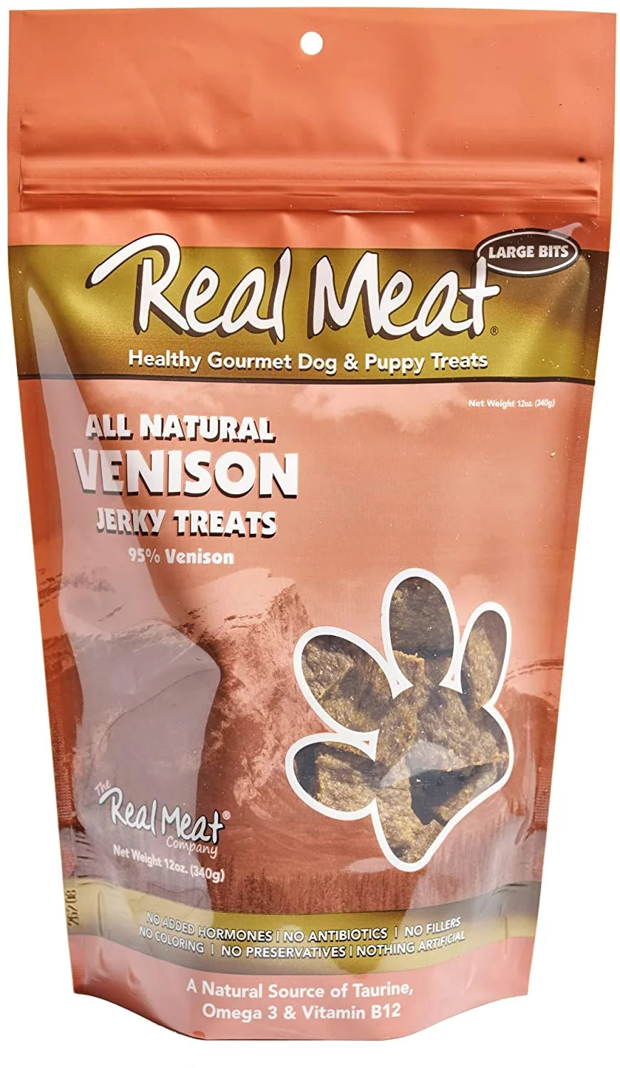 Air-Dried Jerky Treats Venison 12 oz S227
