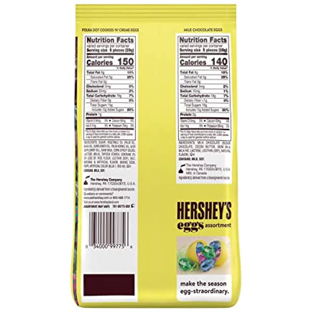 Chocolate And White Creme Eggs Assortment Candy 28.18 Oz O84072