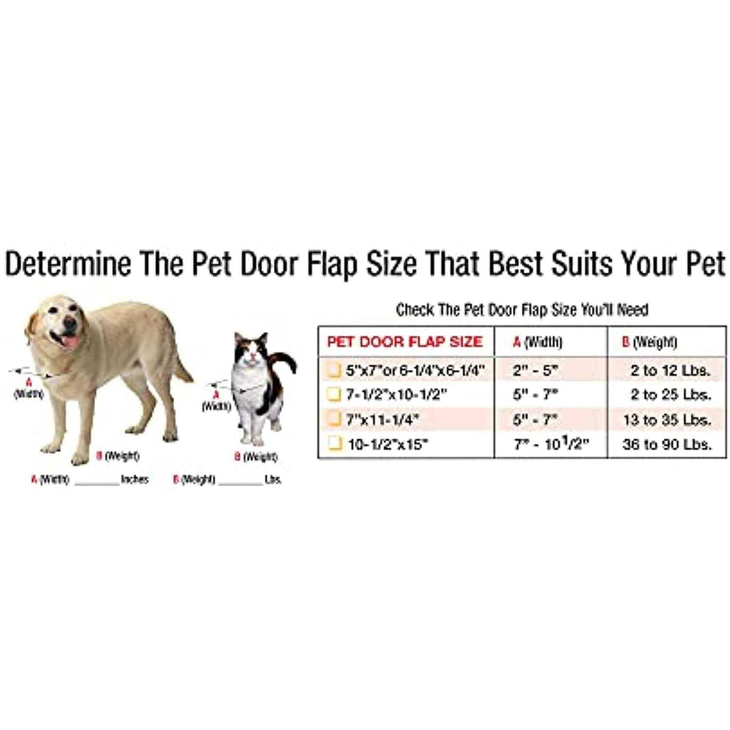 Aluminum Sash Pet Door S6030