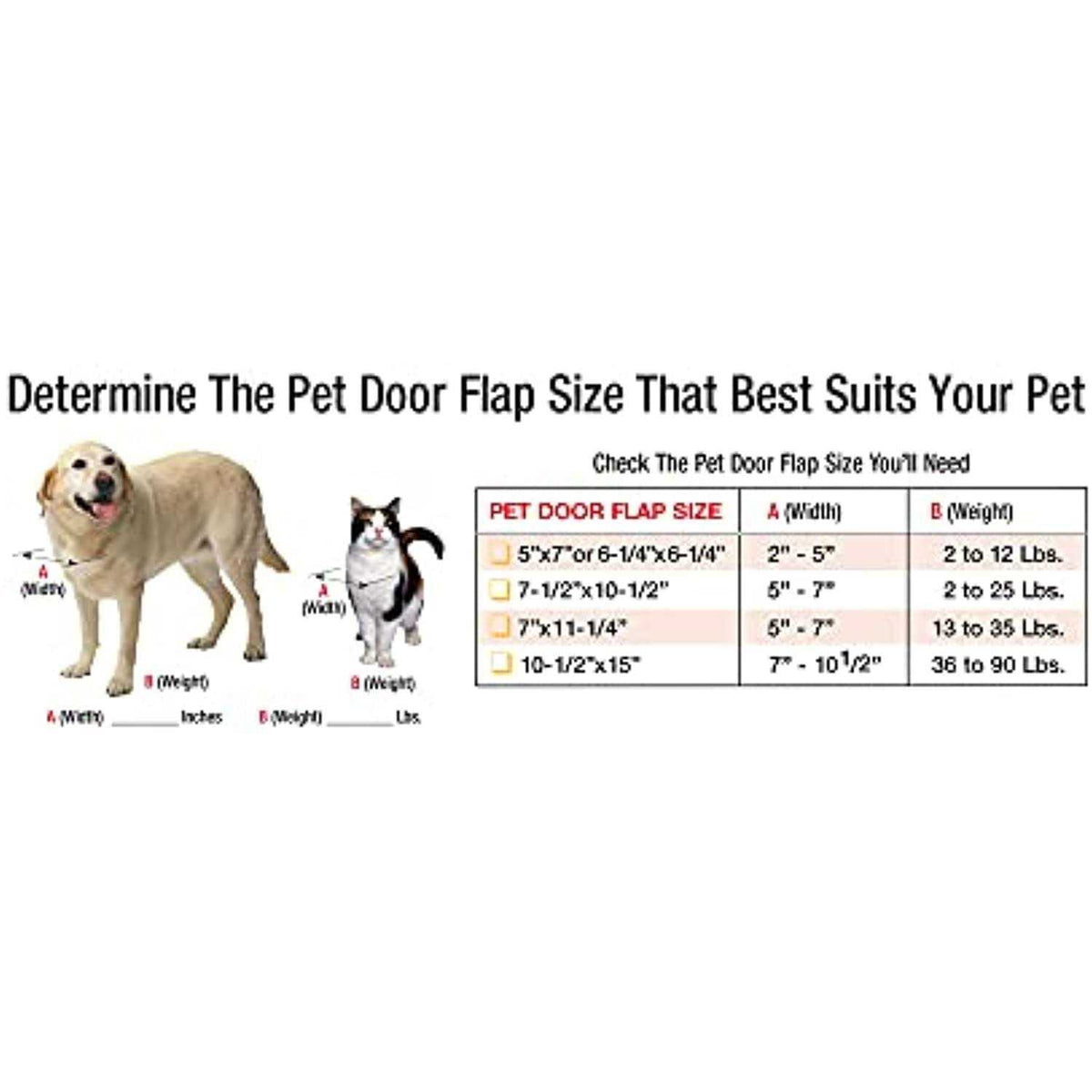 Aluminum Sash Pet Door S6030