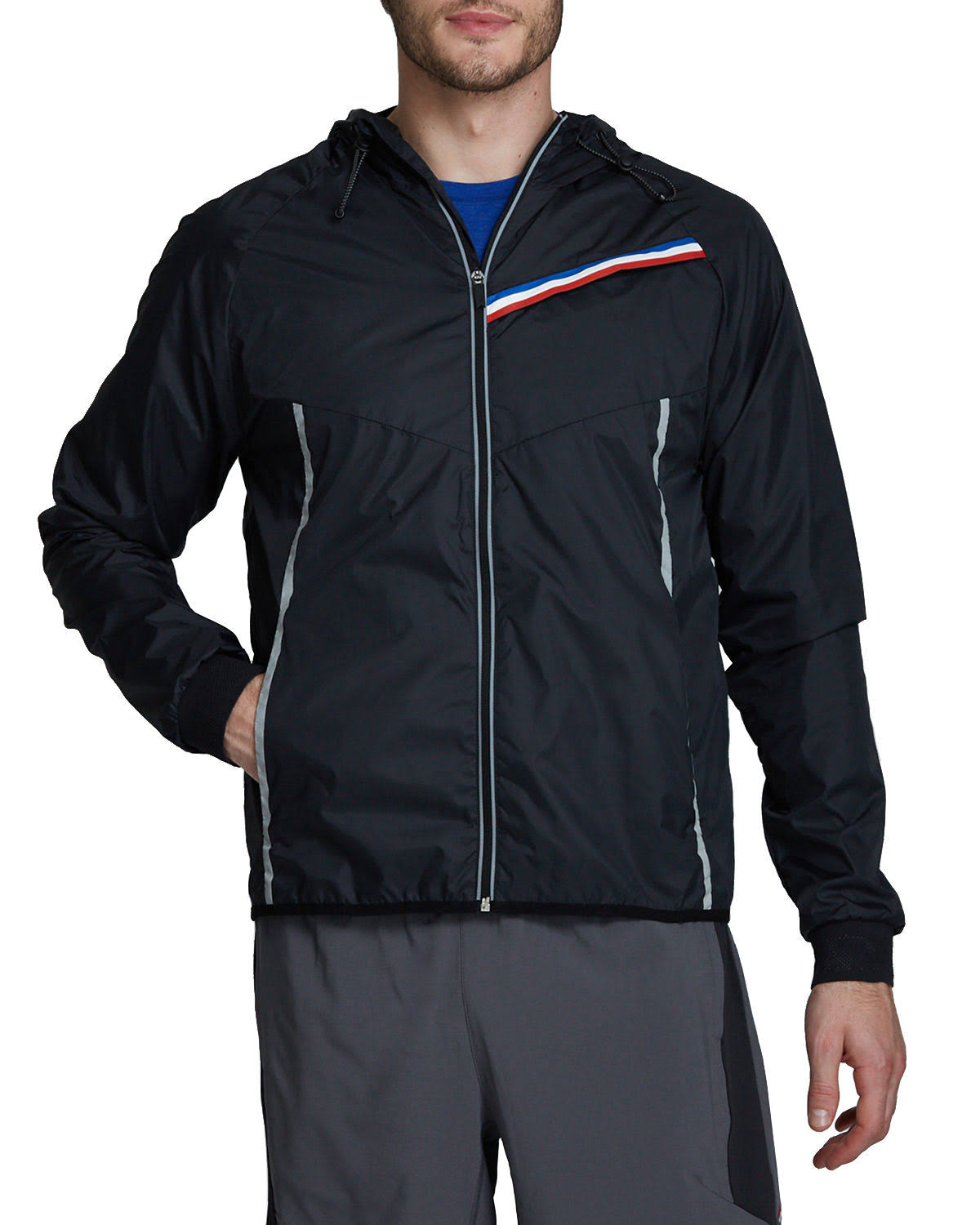 Black Windbreaker W15665