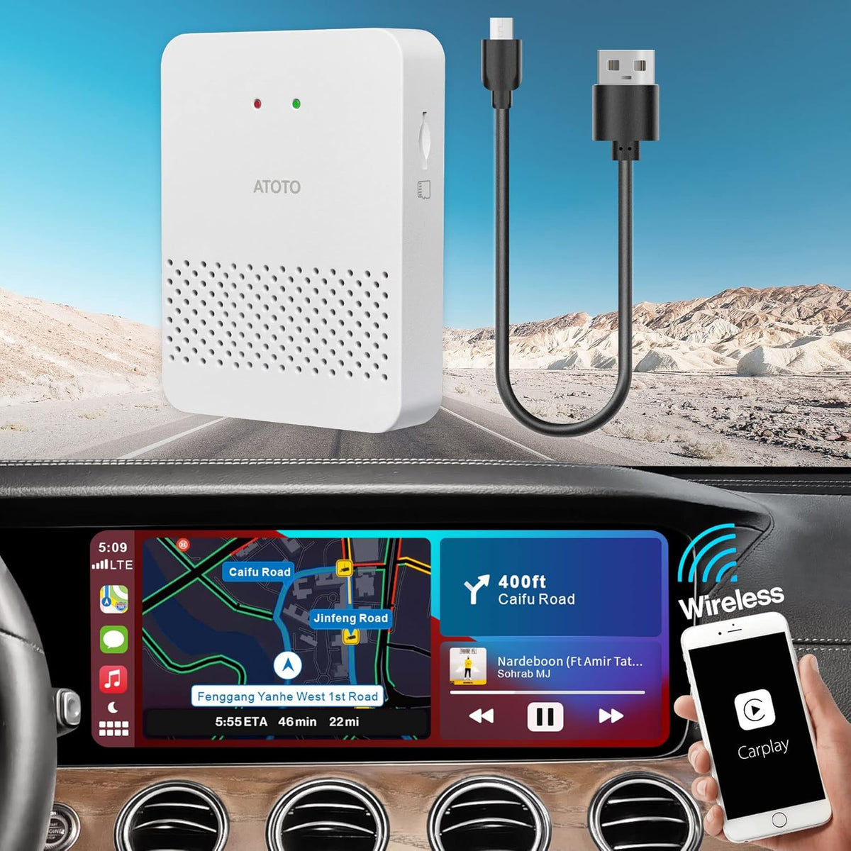 Wireless CarPlay Adapter M7172