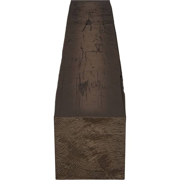Natural Mahogany Faux Wood Fireplace Mantel D881