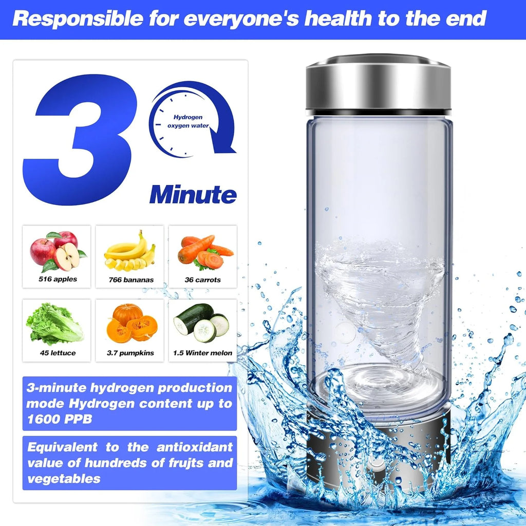 Hydrogen Water Bottle Generator U2205