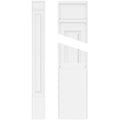 Raised Panel PVC Pilaster with Decorative Capital and Base (Pair) I5144