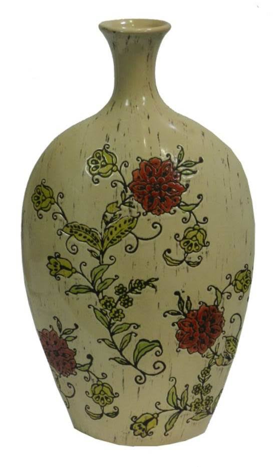 Multicolor Ceramic Vase A959131