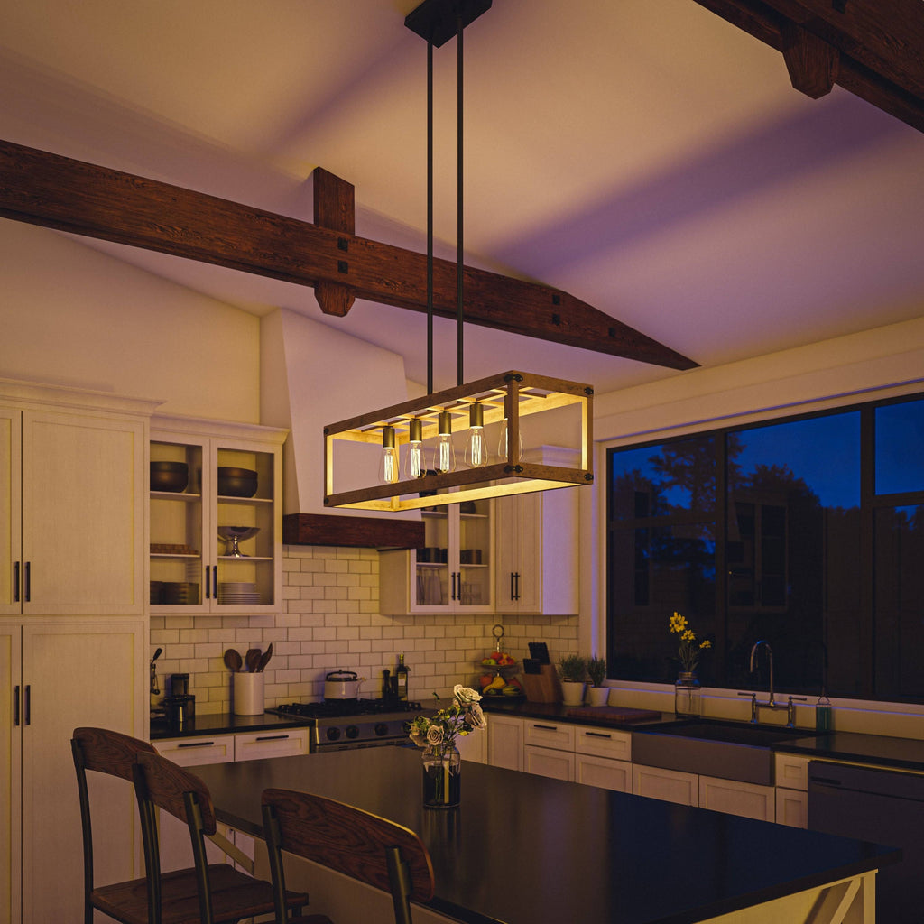 10-Inch 5 Light Island Light A671